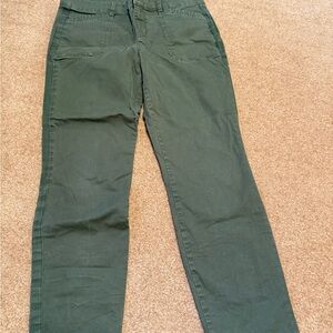 Old Navy Moss Color Pixie Chino Pants
